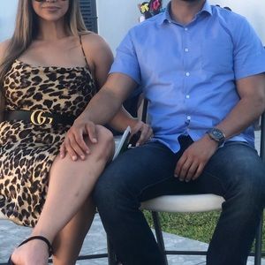 Leopard dress from lulus